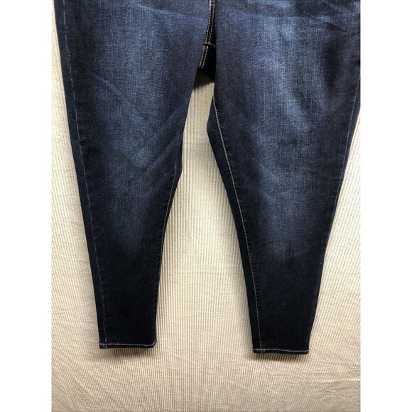 No Boundaries Junior Womens Jeggings Size 13 Dark Wash Super High Rise - Picture 2 of 16